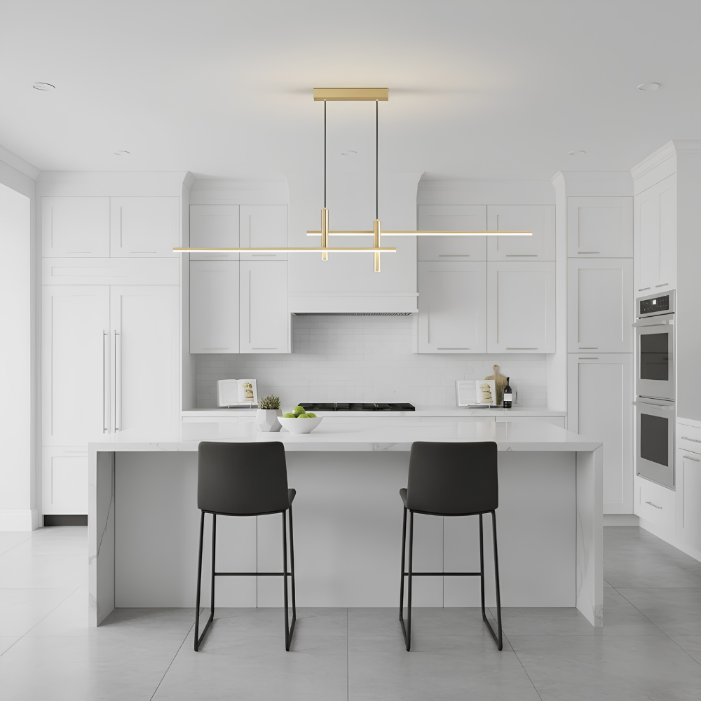 Lineare LED Pendelleuchte dimmbar, höhenverstellbar