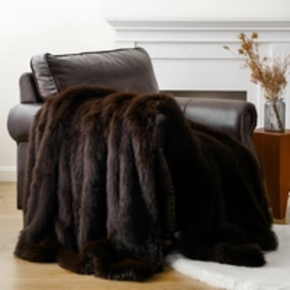 Flauschige Webpelz Kuscheldecke 127x152 & 150x200 cm