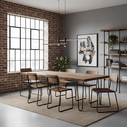 Lineare LED Pendelleuchte dimmbar, höhenverstellbar