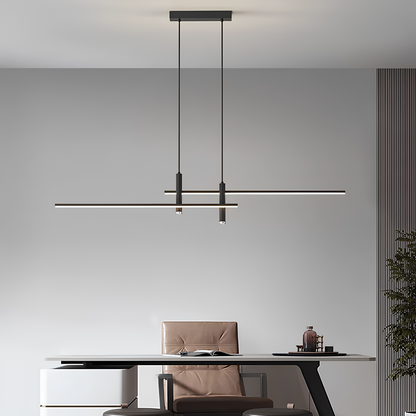 Lineare LED Pendelleuchte dimmbar, höhenverstellbar