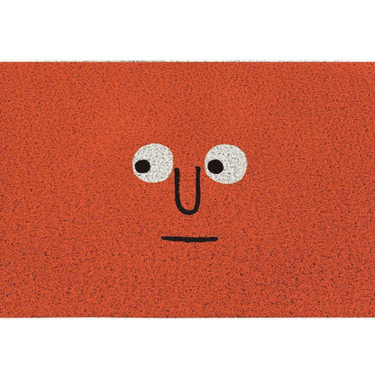 Fussmatte mit Gesichtsmotiv, rutschfest, 40x60 bis 60x90 cm