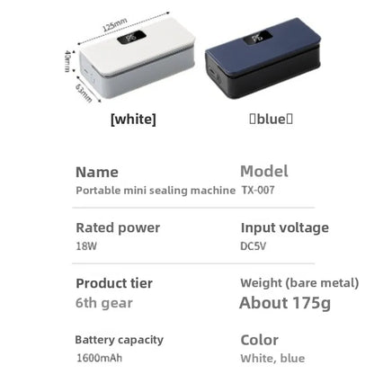 Mini Folienschweissgerät 2-in-1 mit Cutter & Magnet, USB-C