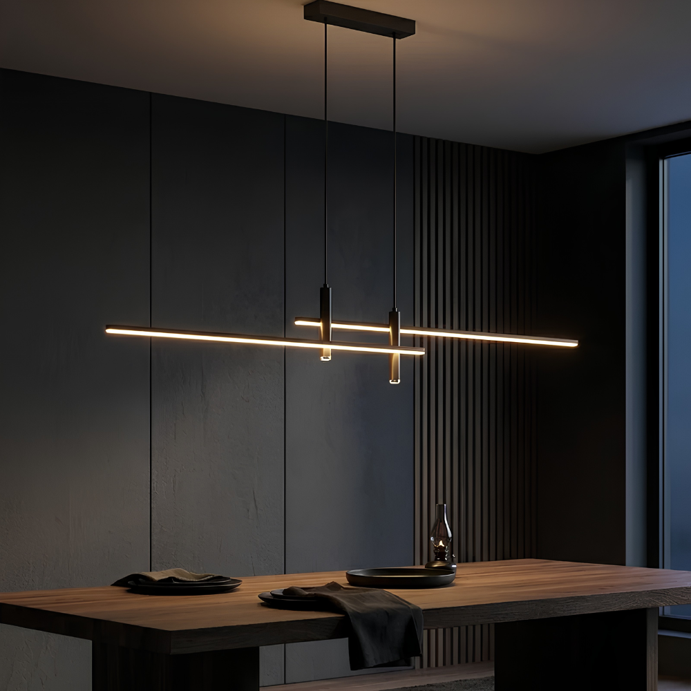 Lineare LED Pendelleuchte dimmbar, höhenverstellbar