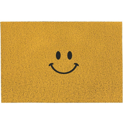 Fussmatte mit Gesichtsmotiv, rutschfest, 40x60 bis 60x90 cm