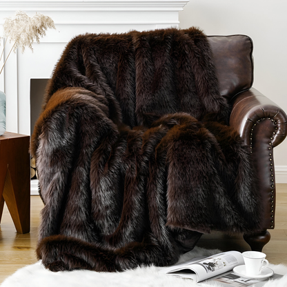 Flauschige Webpelz Kuscheldecke 127x152 & 150x200 cm