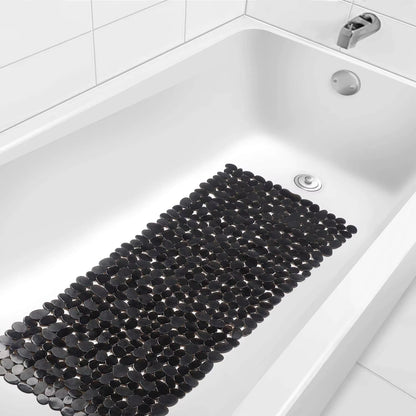 Non-Slip Pebble Bathroom Mat with Suction Cups and Drain Holes Safe Shower Bath Bathtub Mat Bathroom Accessories