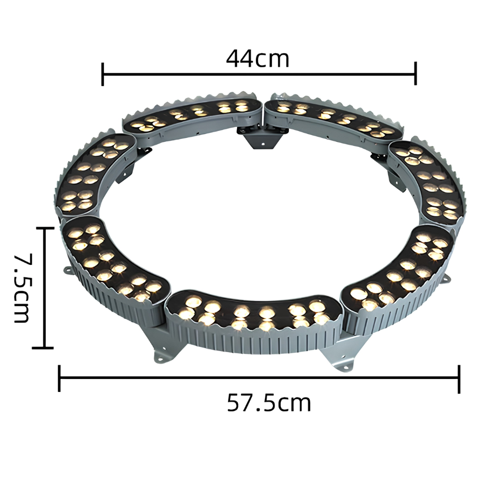 LED Ring Strahler für Bäume, wetterfest IP65, Aluminium