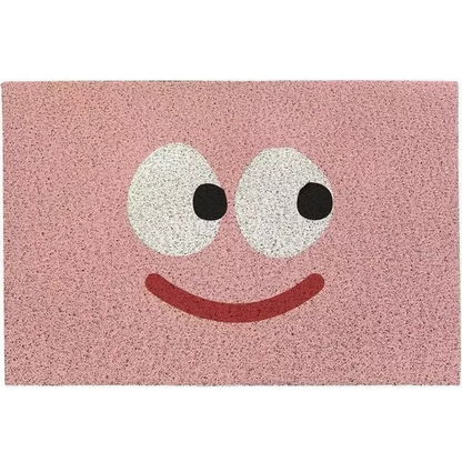 Fussmatte mit Gesichtsmotiv, rutschfest, 40x60 bis 60x90 cm