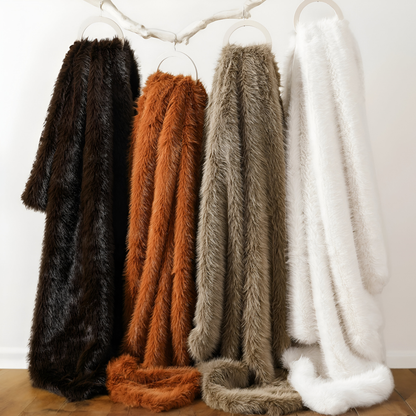 Flauschige Webpelz Kuscheldecke 127x152 & 150x200 cm