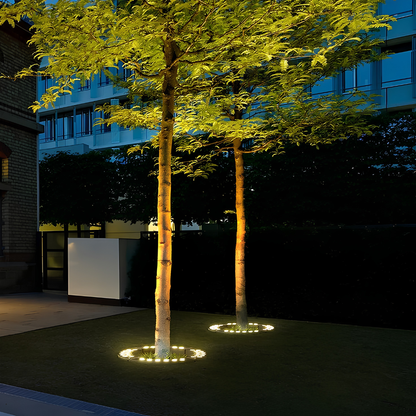 LED Ring Strahler für Bäume, wetterfest IP65, Aluminium