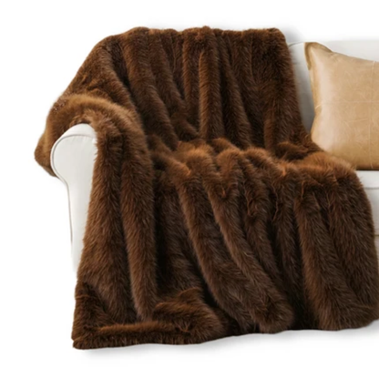 Flauschige Webpelz Kuscheldecke 127x152 & 150x200 cm