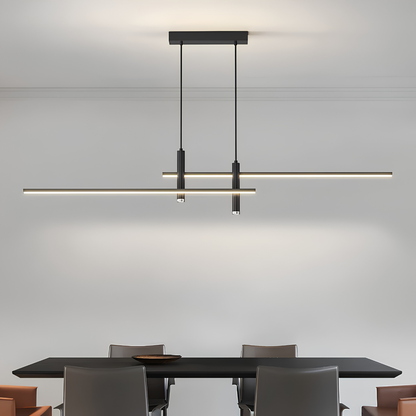 Lineare LED Pendelleuchte dimmbar, höhenverstellbar