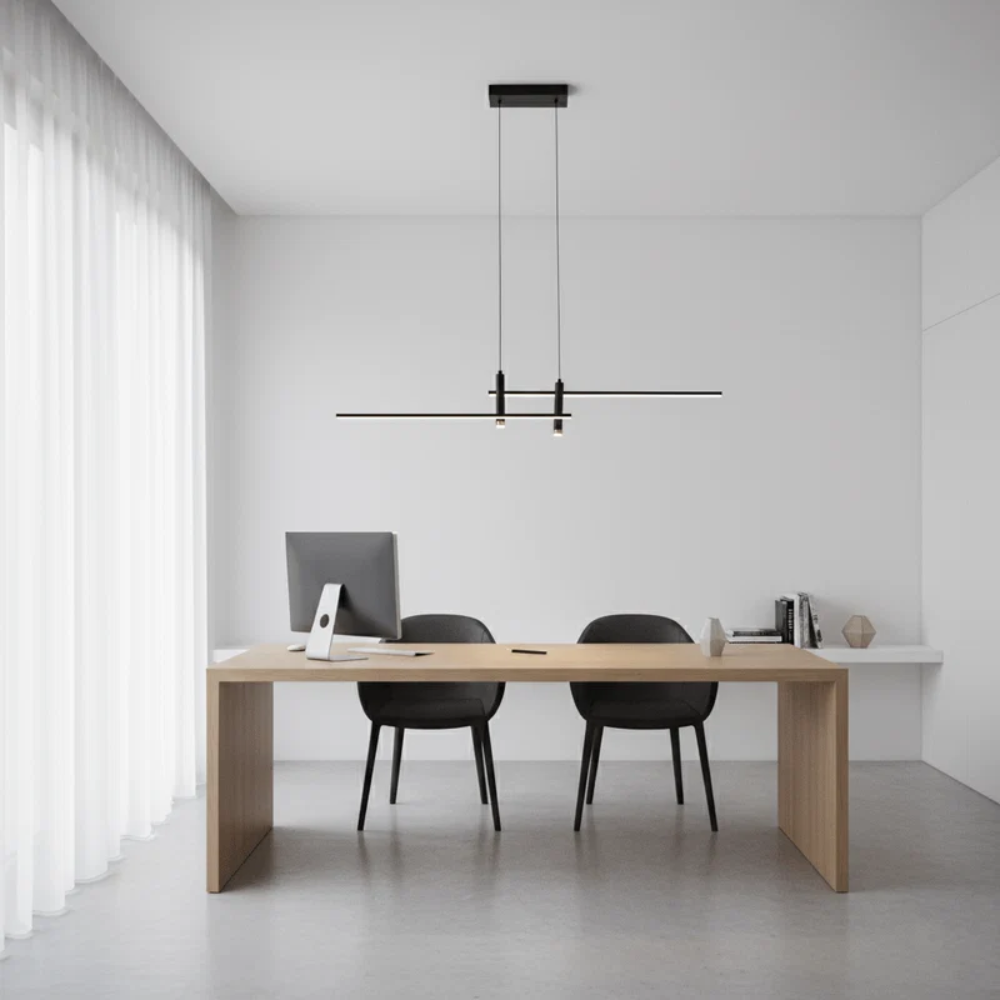 Lineare LED Pendelleuchte dimmbar, höhenverstellbar