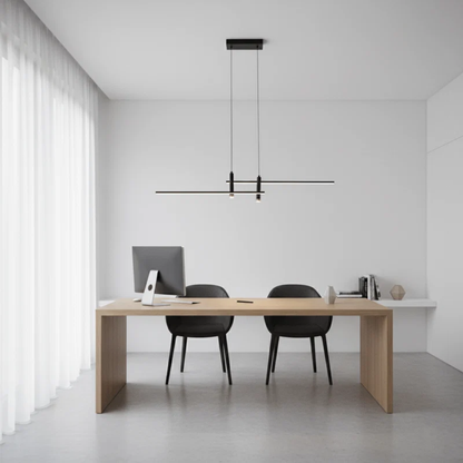 Lineare LED Pendelleuchte dimmbar, höhenverstellbar