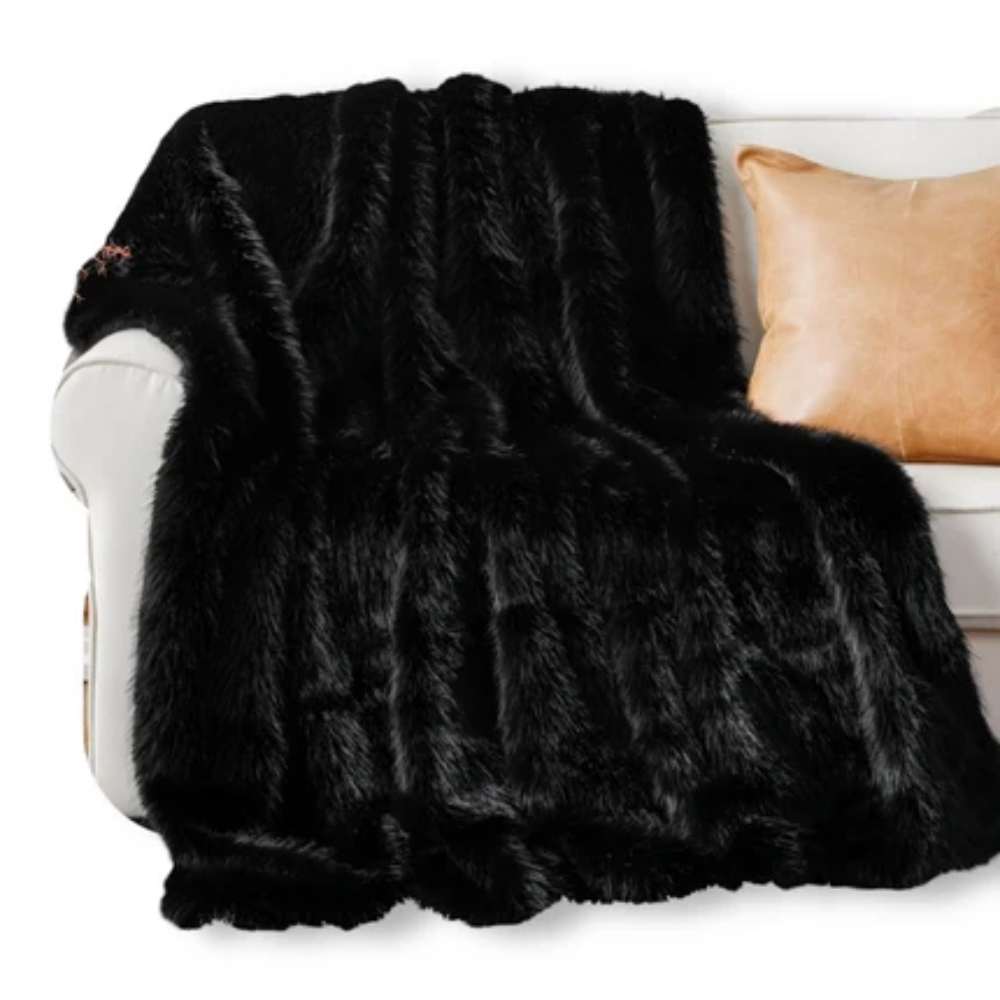 Flauschige Webpelz Kuscheldecke 127x152 & 150x200 cm