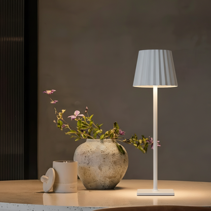 LuminaTouch kabellose LED Tischlampe mit Akku, dimmbar