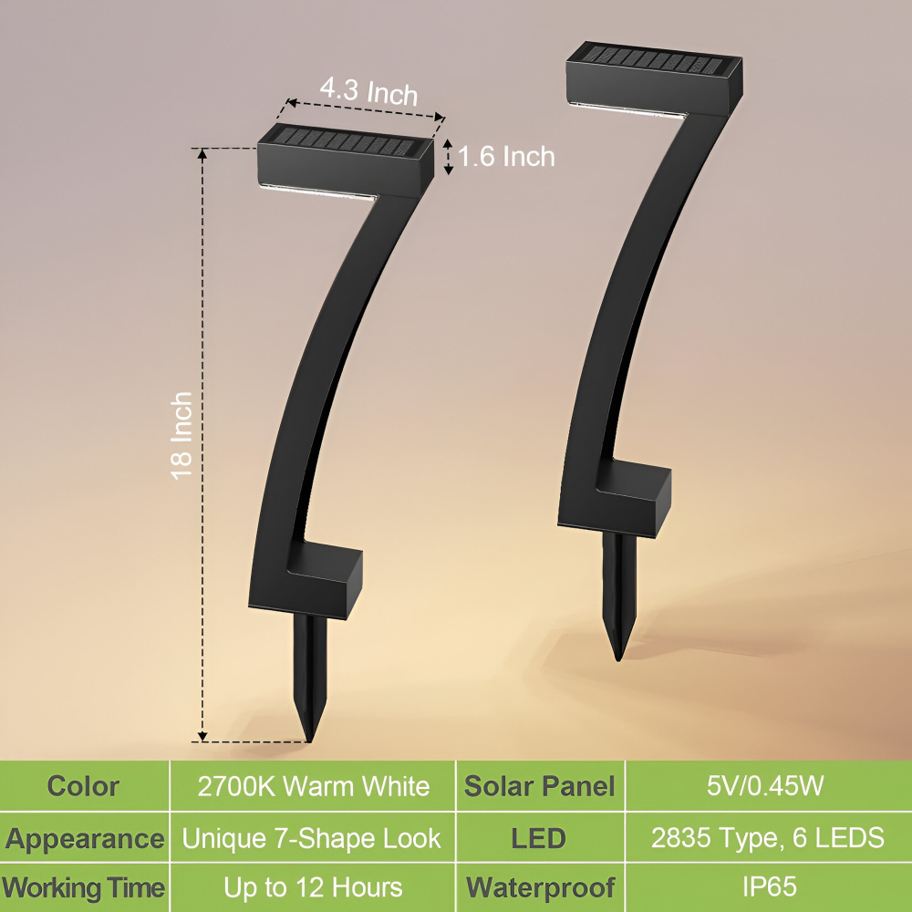 Solar Gartenleuchten Set schwarz, warmweiss, IP65