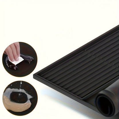Silikon Kaffeemaschinen Unterlage 2-in-1 mit Abtropfmatte