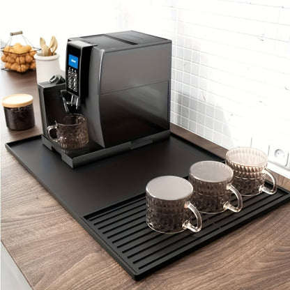 Silikon Kaffeemaschinen Unterlage 2-in-1 mit Abtropfmatte