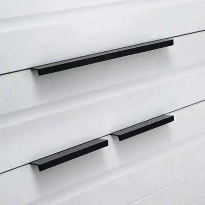 Verdeckte Schrankgriffe zum Aufstecken aus Aluminium