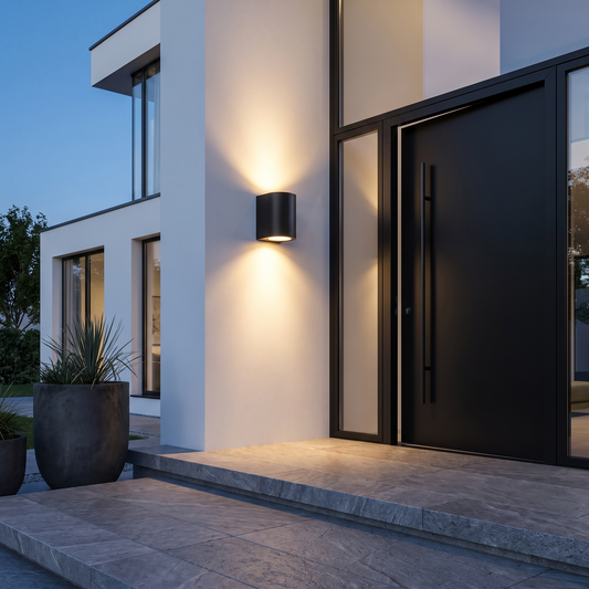 Außenlampe LED Wand schwarz IP65