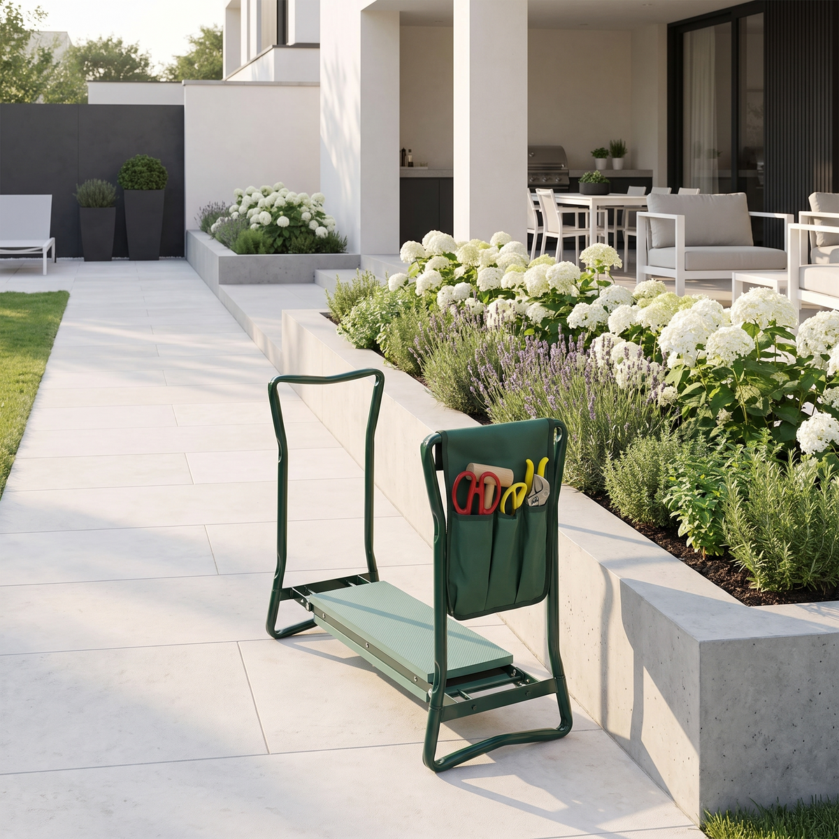 Faltbare Garten-Kniebank
