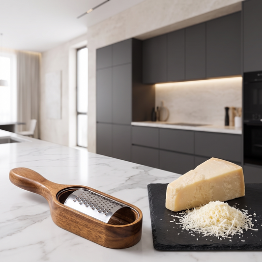 Käsereibe mit Holzgriff