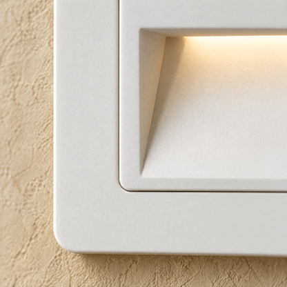 LED Treppenbeleuchtung 8,6 x 8,6 cm, Wandeinbauleuchte