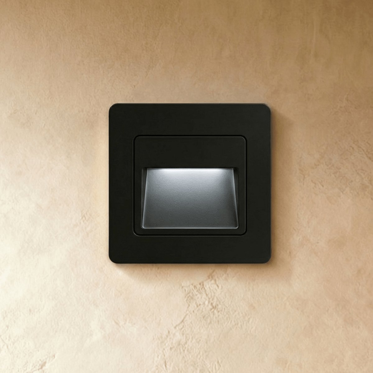 LED Treppenbeleuchtung 8,6 x 8,6 cm, Wandeinbauleuchte