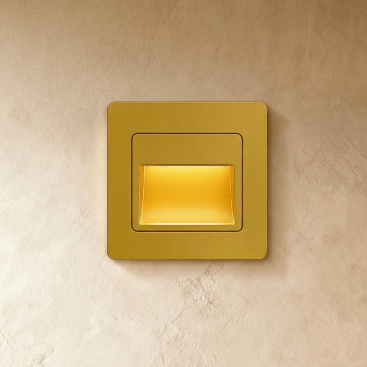 LED Treppenbeleuchtung 8,6 x 8,6 cm, Wandeinbauleuchte