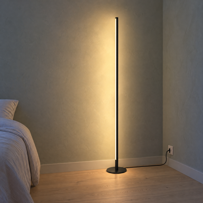 Minimalistische LED Stehlampe dimmbar 140 cm, Lichtleiste
