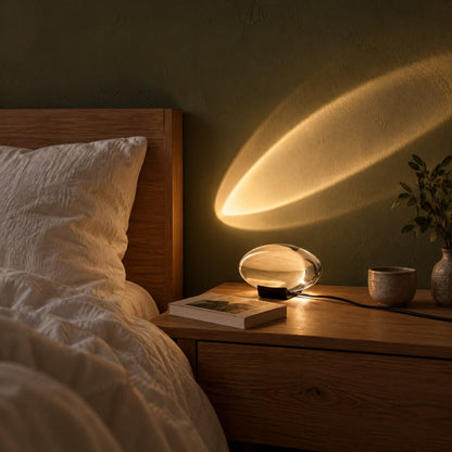 Sunset Lampe im Kristall-Design 15,5 cm, 4 Lichtfarben