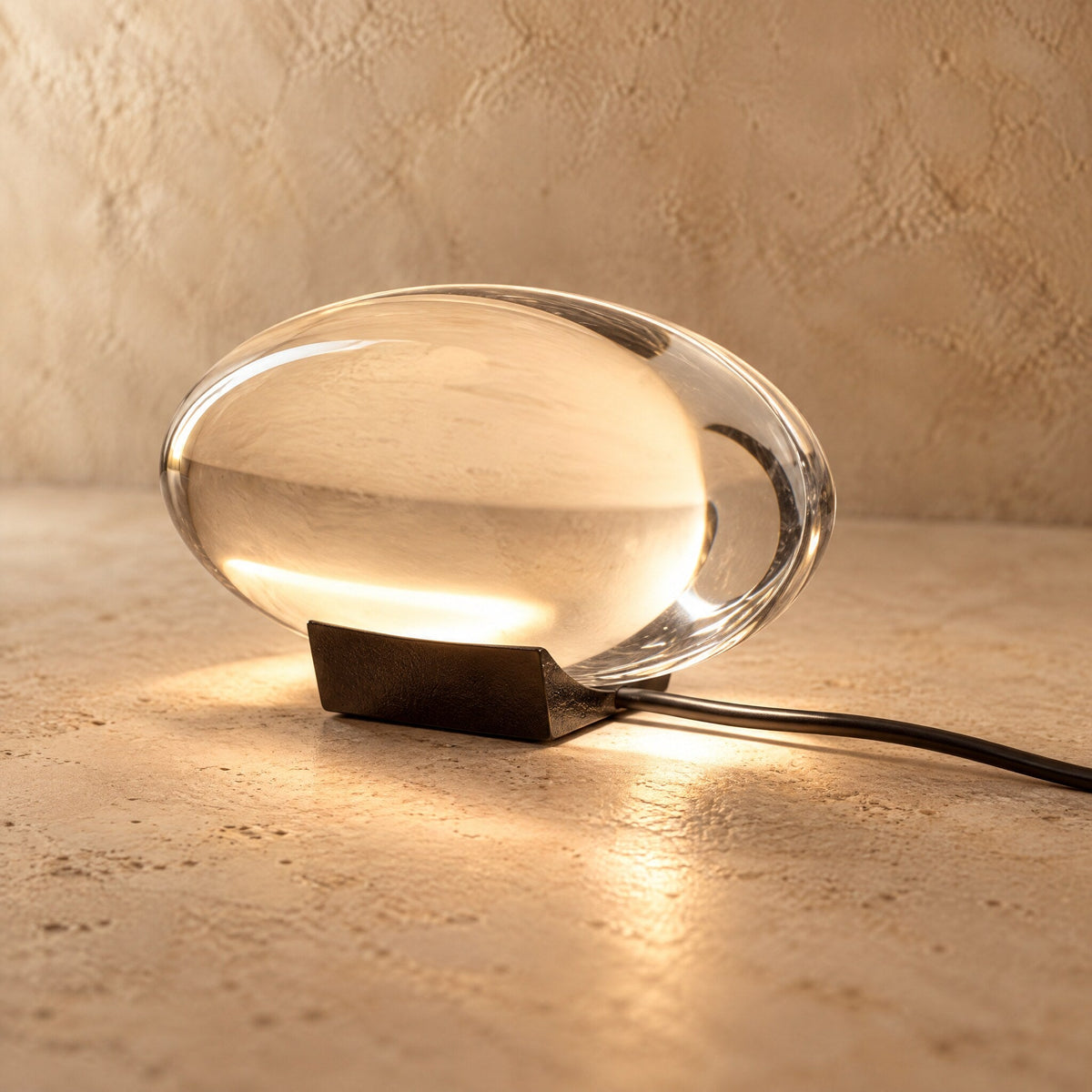 Sunset Lampe im Kristall-Design 15,5 cm, 4 Lichtfarben