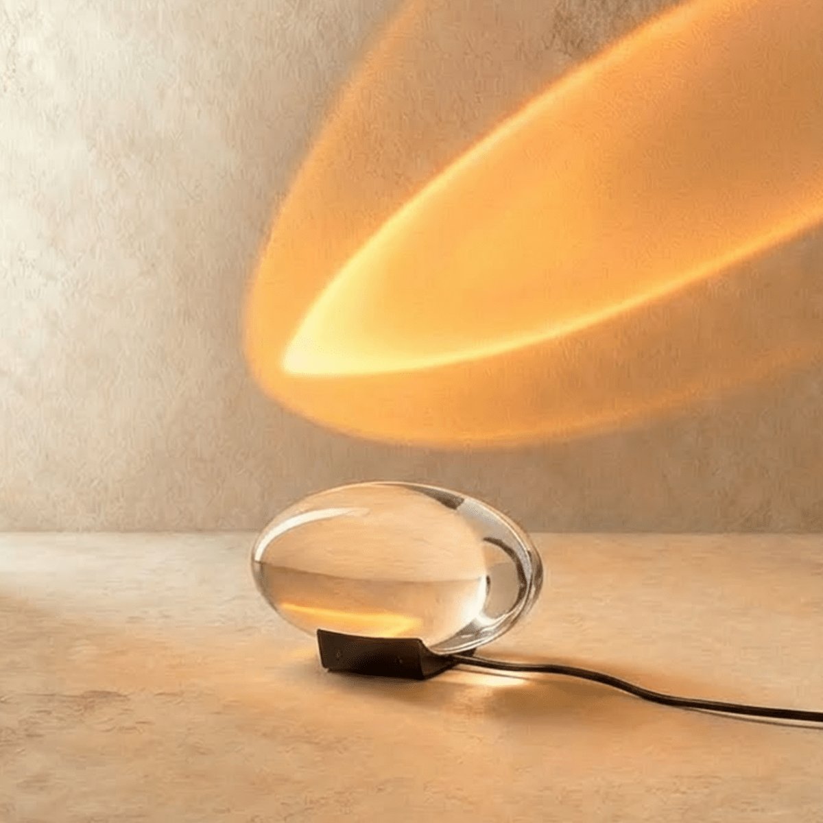 Sunset Lampe im Kristall-Design 15,5 cm, 4 Lichtfarben